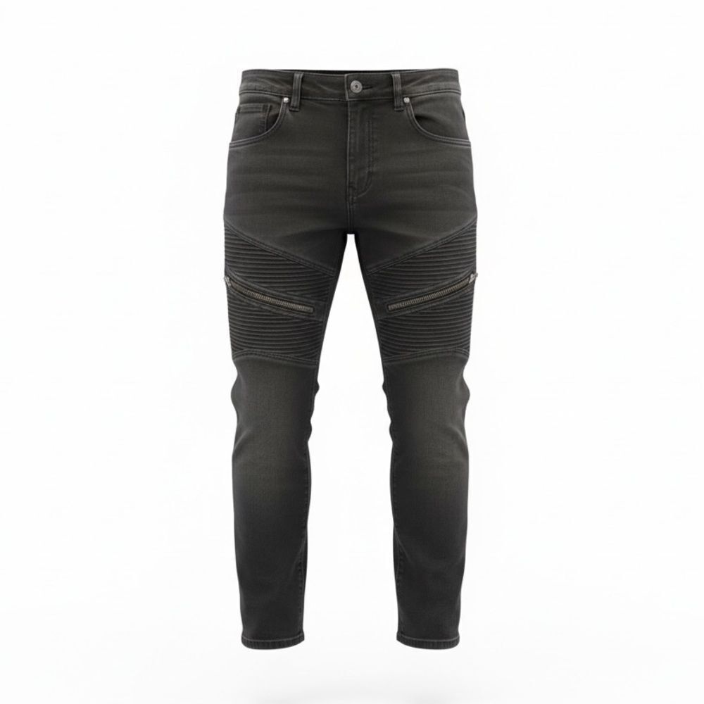 Rocawear Olive Zippered Moto Jeans